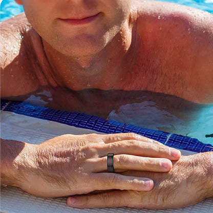 R04 Smart Ring Multifunction 5ATM Waterproof Ring Health Manager Sleep Monitor Heart Rate Blood Oxygen Monitoring for Men Women #8