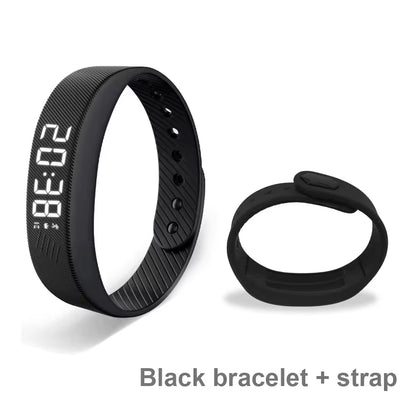 Smart Bracelet LED Digital Waterproof Smart Clock Smartband with Running Pedometer Monitor Smart Band Vibration Alarm Reminder