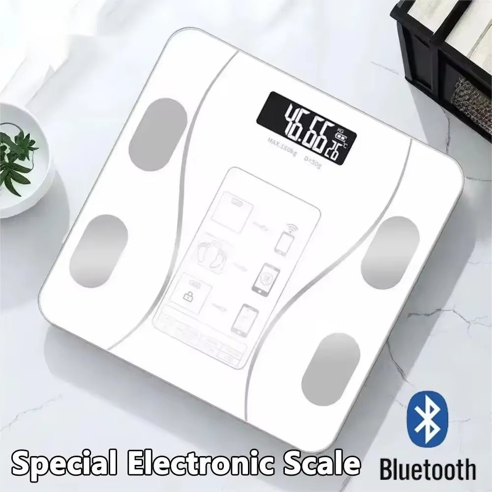 (Top Selling) Smart Weight Scale with Bluetooth Connectivity for Bodymetrics Monitoring
